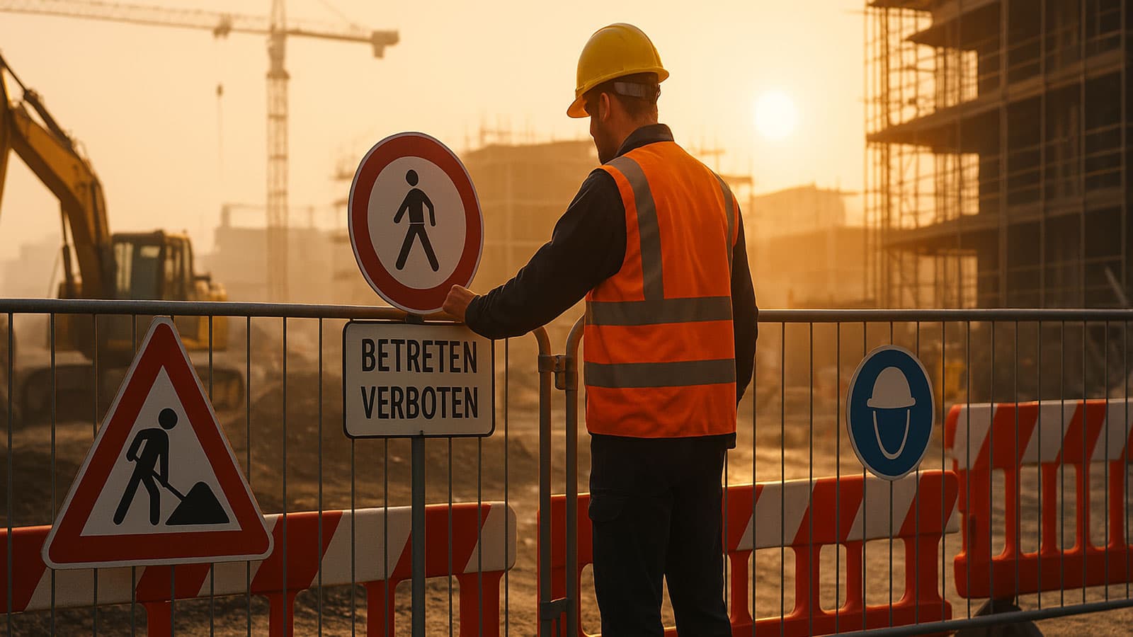 Organisation und Unterstützung auf der Baustelle